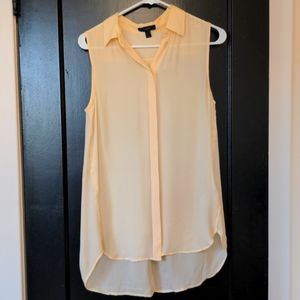 [LAST CALL] J. Crew sleeveless cream top size 2